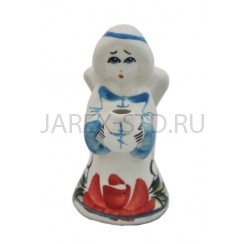 Подсвечник "Ангел", керамика, расписной; h10,5.Арт.КРР-017