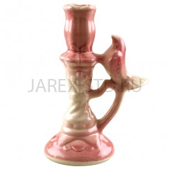 Подсвечник "Голубь", керамика, розовый; h10,5.Арт.КЦ-043/р