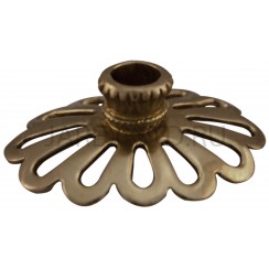 Подсвечник "Ромашка", мельхиор; h1,5.Арт.СПМ-009