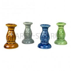 Подсвечник "Кувшин", керамика, цвет в ассортименте; .Арт.КЦ-К/50