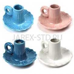 Подсвечник "Кувшинка", керамика, цвет в ассортименте; h5.Арт.КЦ-К/6005