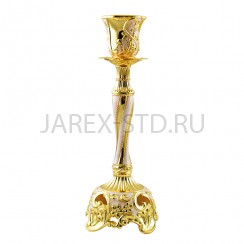 Подсвечник "Царский", металл; h18.Арт.ПМ-107J21409