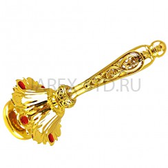 Подсвечник ручной для служебной свечи "Диаконской" ; h19.Арт.ПН-266