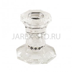 Подсвечник, стекло; h6.Арт.С-036