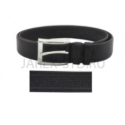 Ремень с молитвой , кожа, цвет черный; 3,5*123.Арт.ИК-С14Ч