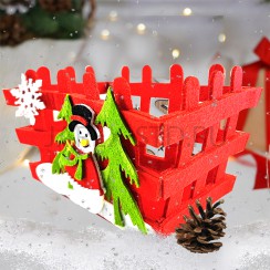 Рождественская корзинка" Новогодня композиция" ; h10.Арт.РУ-7426-22