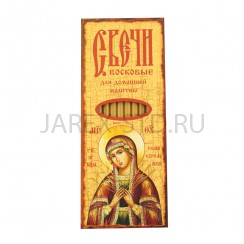 Семистрельная, набор воскосодержащих свечей №80 (12 шт.в упаковке).Арт.СДМ-5/125