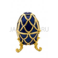 Шкатулка "Яйцо", металл; h9.Арт.Ш-Я-004