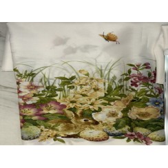 Скатерть пасхальная "Пасхальная композиция"; 150*180.Арт.С-ПК-6371-1
