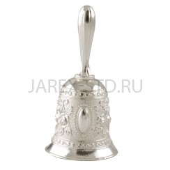 Колокольчик металлический, серебро; h11.Арт.КЛМ-2811-129