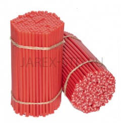 Свечи праздничные церковные №60 воскосодержащие, красные (150 шт.в пачке, 1кг).Арт.СВП-60