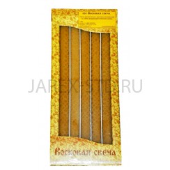 Набор восковых свечей "Русские" (5 шт); h29.Арт.СВУ-003Р