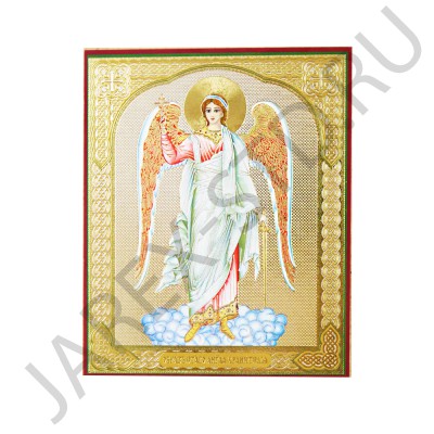 Икона "Ангел Хранитель", мдф, полиграфия; 10*12.Арт.И-МДФ-001/003