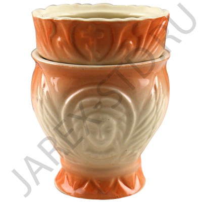 Набор настольная лампада "Лилия", стакан, керамика, розовый; h10.Арт.КЦ-024/р