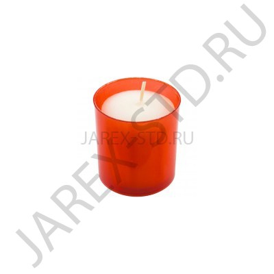 Парафиновая свеча-вкладыш в пластиковой тубе; m50, h6.Арт.C-50w/2