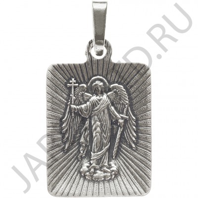 "Ангел Хранитель", нательная икона(образок), серебрение.Арт.ОНП-М-001/003