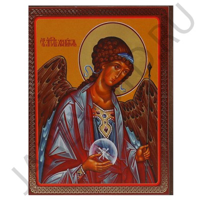 Икона "Ангел Хранитель", мдф, полиграфия; 10*12.Арт.И-МДФ-001/003