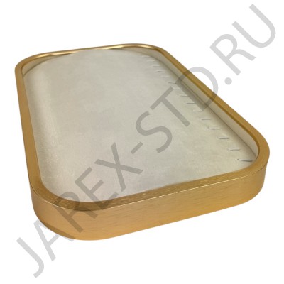Планшет, под цепочки,бежевый бархат;.Арт.ПБ-5689-1