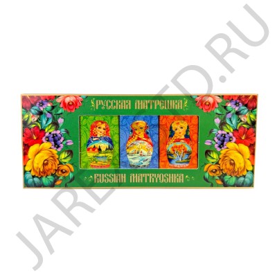 Шоколадный набор "Русская Матрёшка", молочный; 60 г..Арт.Ш-Б11069
