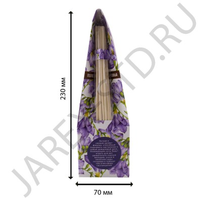 Ароматический диффузор для дома №2 "Бархатная фиалка", с палочками; 100 мл..Арт.АРДД-2БФ