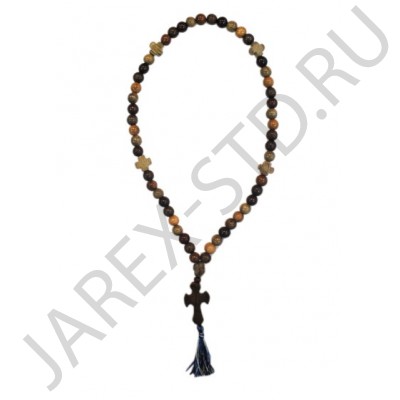 Чётки, дерево ценных пород; 10/50.Арт.ЧД-10/50 цв