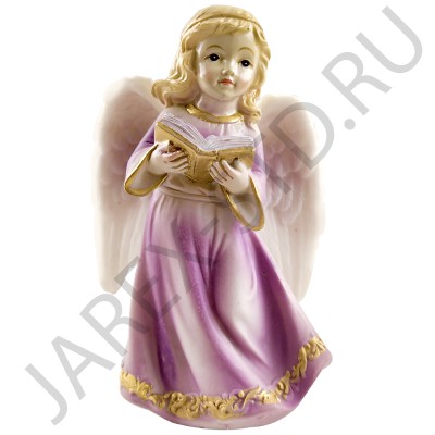 Фигурка "Ангел", полистоун; h12,5.Арт.АК-21644