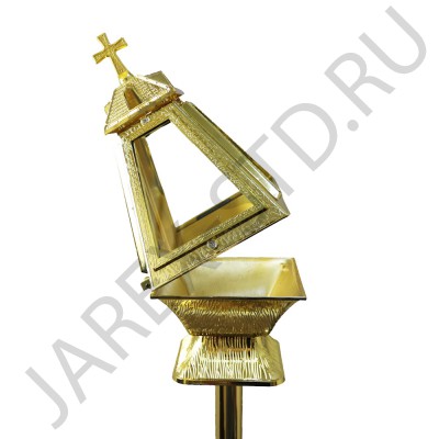 Фонарь, латунь; h 106.Арт.Ф-В14