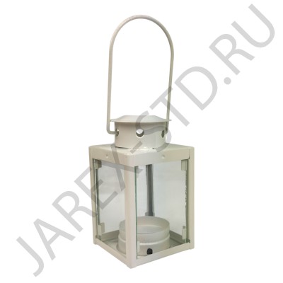 Фонарь-подсвечник, металл,  стекло; h11.Арт.ФПС-6888-1