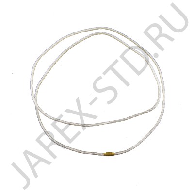 Гайтан белый, шёлк крученый, закрутка; 65.Арт.ГШГ-008/бел