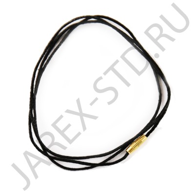 Гайтан чёрный, хлопок, закрутка; 60.Арт.Г-012/черн