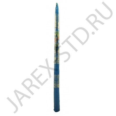 Голубая Иерусалимская конусная свеча, обожжённая Благодатным огнём; h29.Арт.С-И-2/Г