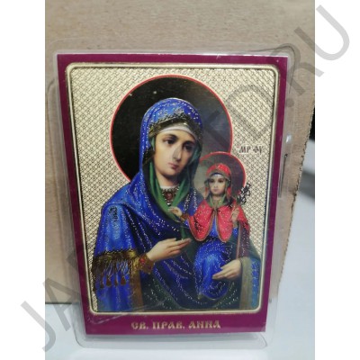 Икона «Анна пророчица» ламинированная, 6х8 см