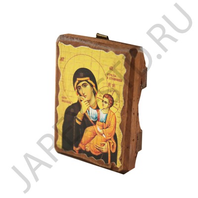 Икона "Отрада и Утешение", дерево под старину, печать-краска; 7*10.Арт.И-СТ-003/318