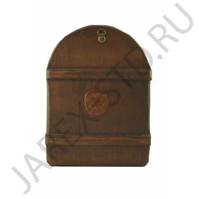 Икона "Георгий Побеносец", арочная, дерево под старину, печать-краска; 17*23.Арт.И-СТА-001/026