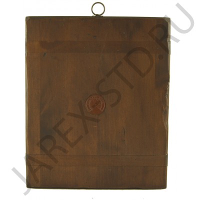 Икона "Ксения Петербургская", дерево под старину, риза металл, стразы; 21*25.Арт.И-СТ-МКС-2125/060