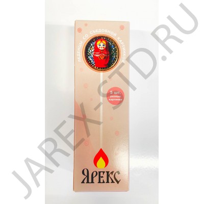 Карамель леденцовая,на палочке с сахарной картинкой, "Матрешки" 14гр.Арт.ЛП-СК/М