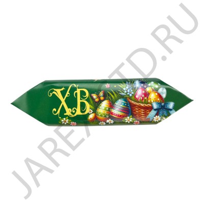Конфета вафельная «Христос Воскресе» (зеленый), 30 г