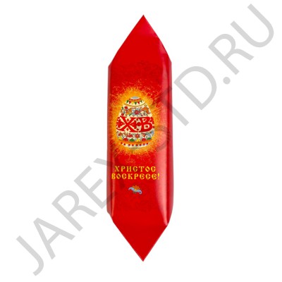 Конфета вафельная "Пасха" (красный), 30 г.Арт.КФ-П