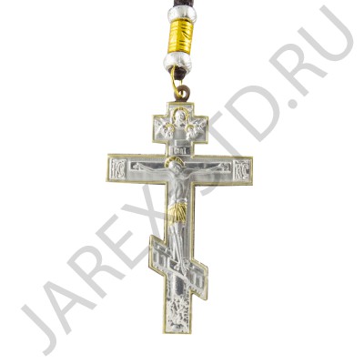 Автомобильная подвеска - Распятие, металл; 4,5*7.Арт.КПА-Г-7