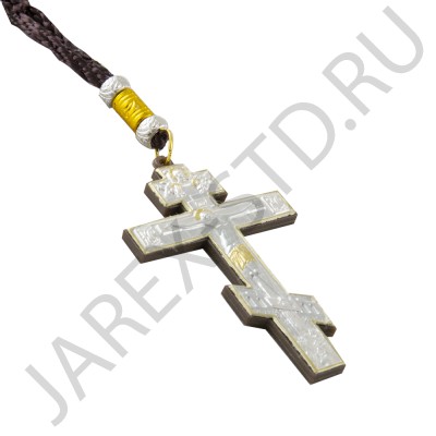 Автомобильная подвеска - Распятие, металл; 4,5*7.Арт.КПА-Г-7