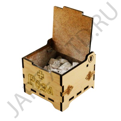 Ладан архиерейский «Роза», деревянная подарочная упаковка, 50 гр