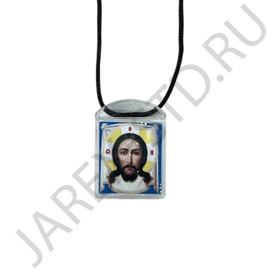 Ладанка на шнурке "Нерукотворный образ", пластиковая.Арт.Л-ПЛ-001/096