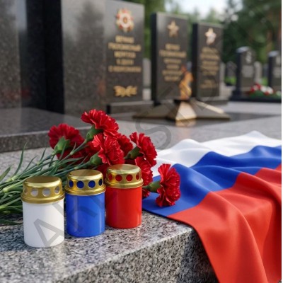 Лампада неугасимая пластик, металлическая крышка, МИКС Триколор, 7 см