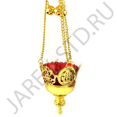 Лампада подвесная с позвонцами цинковый сплав, 75 см