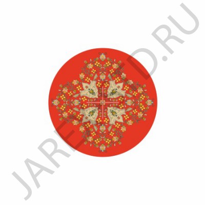Манжеты для свечи, цвет красный