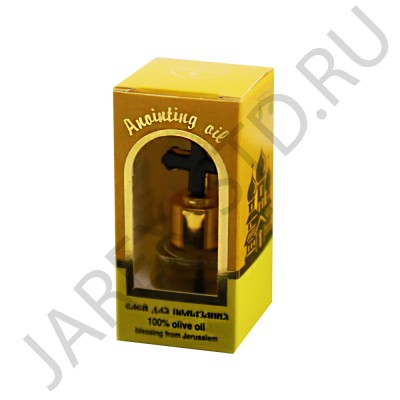 Елей Освященный, оливковый, с кисточкой ; 6 мл..Арт.М-ЕО/6