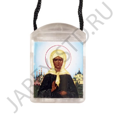 Ладанка на шнурке "Матрона", пластиковая.Арт.Л-ПЛ-001/061