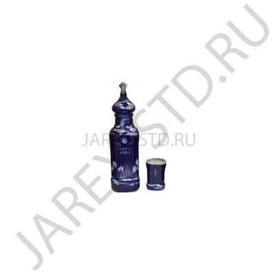 Набор для Святой Воды, керамика, синий; h26.Арт.КРР-004