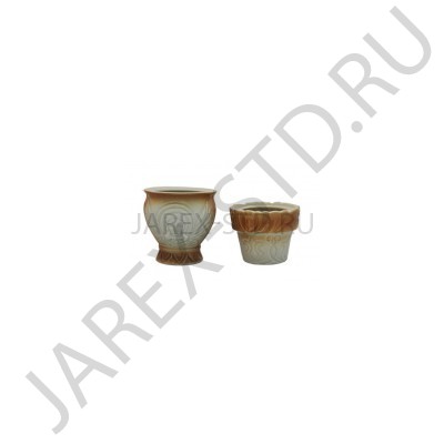 Набор настольная лампада "Лилия", стакан, керамика, цвет бежевый; h10.Арт.КЦ-024/бж