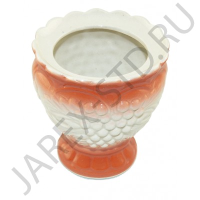 Настольная лампада "Благовест", керамика, красная; h7,5.Арт.К-052/КР